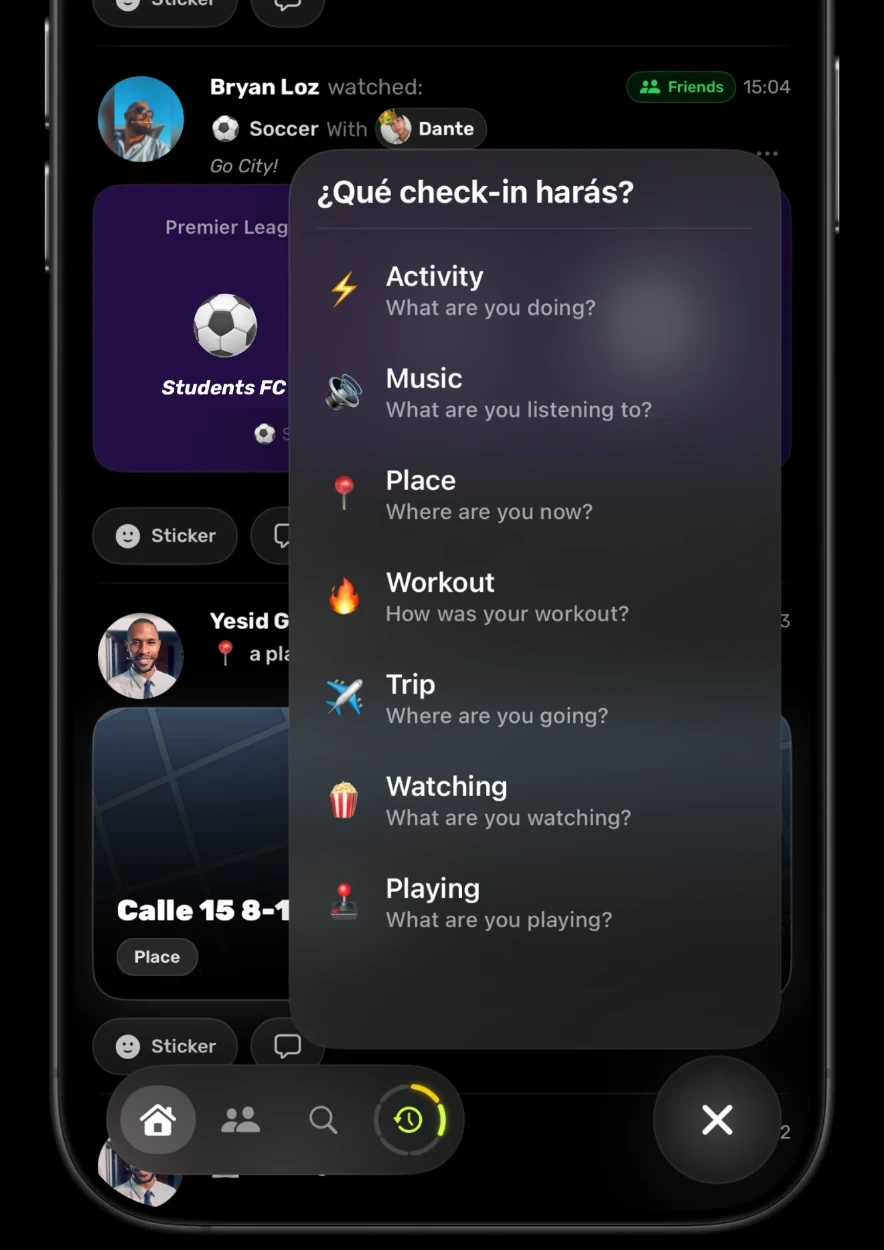 Checkin app — 7 ways to check in